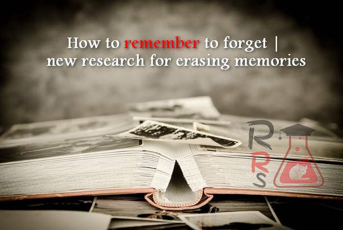 How to remember to forget | new research for erasing memories