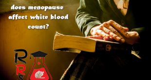 does menopause affect white blood count