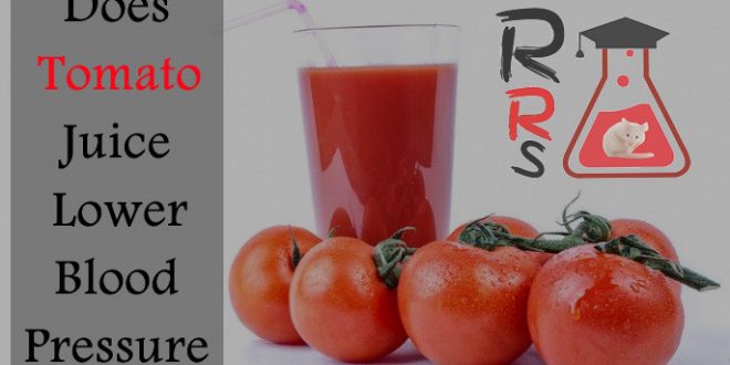 does tomato juice lower blood pressure